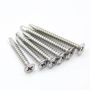Bibo Yaente Factory M4.2/m4.8 Flat Countersunk Head Self-tapping Self-drilling Drill Tail <b>Fastener</b> Metric Measurement - Product Image 1