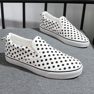 Vente en gros usine chinoise, chaussures en toile personnalisées pour femmes, chaussures décontractées en toile à la mode, chaussures à enfiler en toile personnalisées - Product Image 3