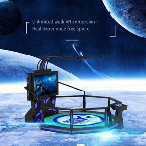 Nouvel équipement de réalité virtuelle 9D : Jeu de tir interactif avec sabre laser rythmique et deux simulateurs de marche VR 9D - Product Image 4