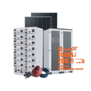 Système d'énergie solaire hybride industriel MPPT 500KW hors réseau 1MWH-2MWH avec batterie lithium-ion ESS en conteneur AC - Product Image 1
