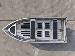 Bote de Pesca de Aluminio Premium de 3.6m, Lámina de Aluminio Marino de 1.5mm de Espesor, Bote Resistente y Ligero para Uso en Lagos, Ríos y Costas - Product Image 2