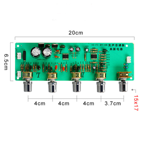 <span class=keywords><strong>Préamplificateur</strong></span> audio BY08 2.0 HIFI AN4558, réglage des basses, des médiums et des aigus, carte <span class=keywords><strong>préamplificateur</strong></span> audio finie avec contrôle de tonalité - Product Image 5