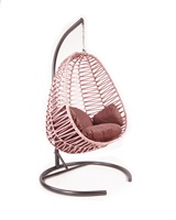 Bonne qualité plusieurs couleurs intérieur extérieur balançoire chaise suspendue Patio jardin nid d'oiseau balançoire oeufs chaises