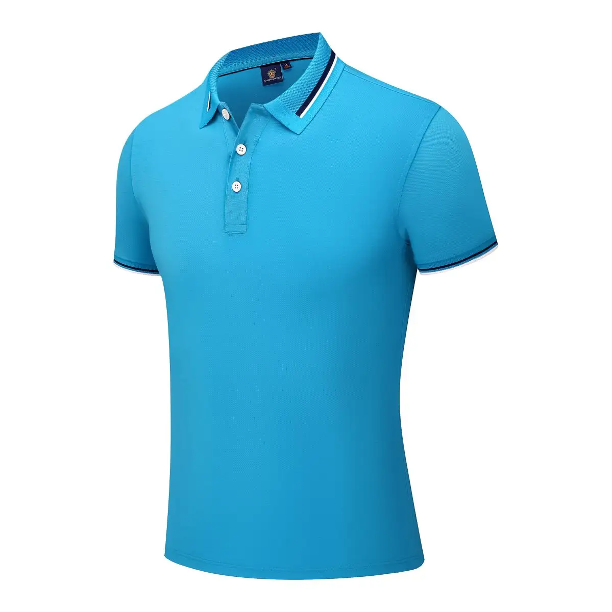 Toptan ipek pamuk düz rahat özel işlemeli logo erkek Golf Polo gömlek camiseta polo dökün homme