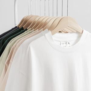 Camiseta informal para mujer, patrón personalizado, Color sólido, Tops para mujer, camisas de poliéster de mezcla de algodón para mujer, mayorista - Product Image 2