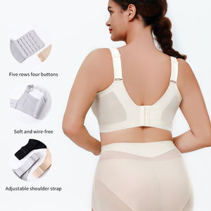 Sujetador Grande Talla <span class=keywords><strong>XX</strong></span> para Mujeres con Mucho Busto, Sujetador Sexy XXX, Elástico, Sin Costuras, Inalámbrico, con Tirantes Anchos y Espalda Ancha para Mujer - Product Image 2