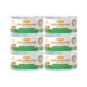 Comida para Gatos en Lata de 85g, Golosinas para Gatos con Sabor a Bacalao, Alto Contenido de Proteínas, Nutritivas, con Sabor a Pollo y Carne, Golosinas para Mascotas a Base de Carne - Product Image 3