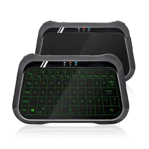Full Touch Screen Keyboard Mini Wireless Keyboard 3 Color Backlight 2.4G Mini Keyboard