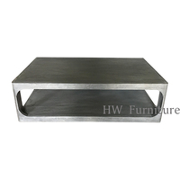 Table basse en bois massif Heywood durable pour chambre à coucher et mobilier de maison, idéale pour événements de mariage