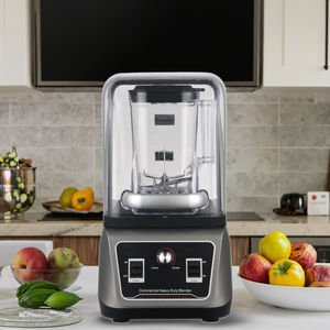 Licuadora Silenciosa con Tapa, Jarra Grande, Alto Rendimiento, para Cocina de Hotel, con Boquilla Antigoteo, Limpieza Inversa, <span class=keywords><strong>Exprimidor</strong></span> - Product Image 4