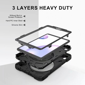 Custodia per Tablet resistente per <span class=keywords><strong>Samsung</strong></span> Galaxy <span class=keywords><strong>Tab</strong></span> A 8.4 pollici T307 T307u con tracolla A mano tracolla Cover antiurto - Product Image 3