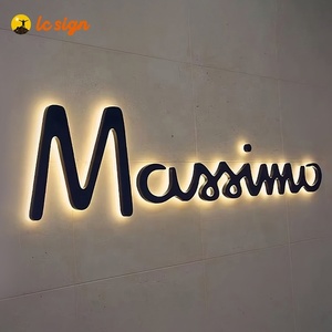 Biển báo tấm Tường Logo <span class=keywords><strong>Led</strong></span> chiếu sáng dấu hiệu <span class=keywords><strong>Backlit</strong></span> Acrylic thư ký tùy chỉnh Bảng chữ cái kênh chữ cái cho văn phòng công ty - Product Image 4