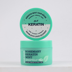 Private Label Organics Cream Romarin Menthe Soin fortifiant en profondeur pour <span class=keywords><strong>cheveux</strong></span> abîmés traités à la kératine - Product Image 2
