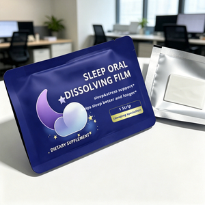 Bandes buccales personnalisées OEM les mieux notées pour le sommeil, à dissolution rapide, non accoutumantes, certifiées ISO - Product Image 1