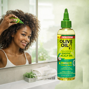 Huile capillaire en gros à marque privée à l'huile d'olive pour tresses/dreadlocks/torsades – Anti-pelliculaire, nourrissante, réparation profonde, soulagement du cuir chevelu sec - Product Image 6