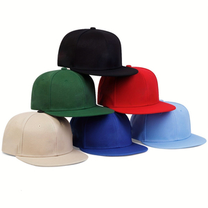 Có Thể Điều Chỉnh Phẳng Hip Hop Mũ Đồng Bằng 6 Bảng Điều Chỉnh Trống Tùy Chỉnh <span class=keywords><strong>Snapback</strong></span> Mũ <span class=keywords><strong>Hat</strong></span> Với Thêu Logo - Product Image 1