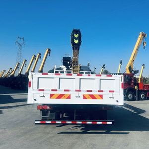 รถบรรทุกติดเครน Sinotruk 4*2 แบบพิเศษ, เครนบูมตรง 8 ตัน, รถขนส่งยกของหนักระยะทางสั้น - Product Image 4