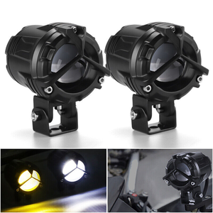 Lampe auxiliaire de feux de croisement et de route, Mini projecteur antibrouillard, feux de travail, <span class=keywords><strong>moto</strong></span> tout-terrain, 3 pouces, double couleur, voiture, <span class=keywords><strong>Led</strong></span>, lumière de conduite - Product Image 2