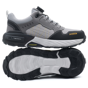Produit le plus vendu, haute qualité, antidérapant, respirant, résistant à l'usure et pratique, <span class=keywords><strong>chaussures</strong></span> de travail boutonnées, ABL-459, gris - Product Image 2