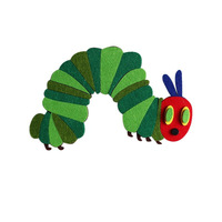 Tableau d'activités éducatives Mofelt Art Déco pour enfants, jouet sensoriel en feutre avec autocollants, thème plantes/fleurs en bois, pour les 2 à 7 ans