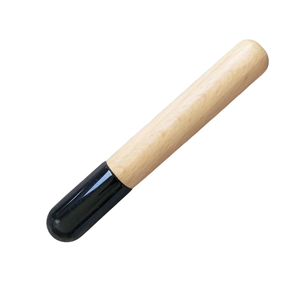 Factory wholesale Beauty Skincare Tool Wooden Handle Obsidian Facial <b>Massage</b> Stick - Product Image 1