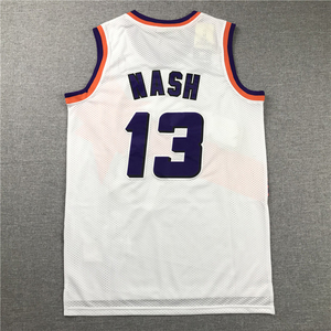 Camiseta de Hombre 2026 Cosida de Devin <span class=keywords><strong>Booker</strong></span> # 1 camiseta de baloncesto Steve Nash Charles Barkley Retro Casual Top - Product Image 4
