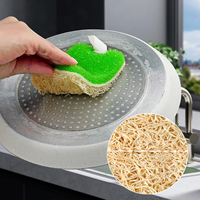 Nouvelles éponges filtrantes double face en loofah pour le nettoyage de la vaisselle et de la cuisine