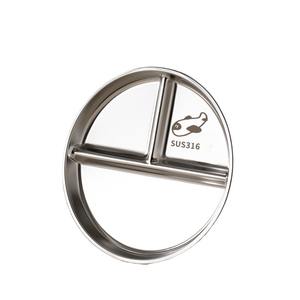 316 acier inoxydable <span class=keywords><strong>compartiment</strong></span>é dîner perte de poids <span class=keywords><strong>régime</strong></span> contrôle 3 compartiments mignon compartiments enfants <span class=keywords><strong>assiette</strong></span> - Product Image 5