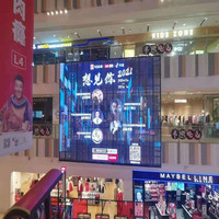 Mur vidéo LED transparent HD pour publicité intérieure P3.91-7.81 avec luminosité de 3000 cd, garantie de 5 ans, gestion du contenu à distance