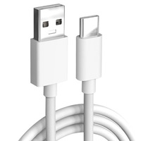 Kabel Data tipe-c, kabel Data untuk pengisian cepat 3A, kepala tunggal ponsel USB ke tipe-c, pelindung kepang