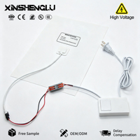 Capteur-interrupteur haute tension intégré pour miroir LED 110V-240V, capteur tactile dissimulé 1-6mm à détection traversant le verre, indice de protection IP21, intelligent