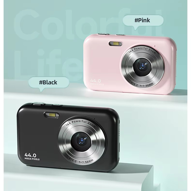 Wholesale OEM /ODM CE Certified 1080 HD Ccd Pink Reliable Kid Camera Cartoon Kids Retro Compact Digital Camera