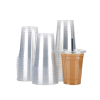 Gobelets jetables biodégradables en PLA pour café, thé au lait et boissons froides, calibre 78/89/95/98 mm, sur mesure, pour l'exportation internationale