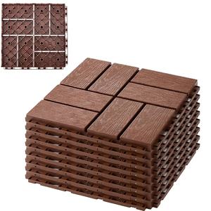 Carreaux de terrasse carrés imperméables de 11.8 po x 11.8 po en plastique à emboîtement - Product Image 6