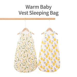 Elinfant Gilet en coton de bambou automne-hiver avec fermeture éclair 0-3 <span class=keywords><strong>ans</strong></span>, sacs de couchage doux personnalisables pour bébés - Product Image 3