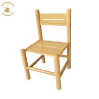 Ensemble table et chaise d'étude pour enfants en bois massif personnalisé