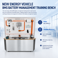 Banco de entrenamiento para gestión de baterías (BMS) de vehículos de nueva energía, herramienta de enseñanza auxiliar para estudiantes de mantenimiento automotriz