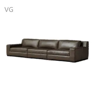 Leders ofas und Sofas Living R maßge schneiderte moderne einfache Leders ofa Set Möbel hochwertige Schaum Wohnzimmer Sofas Couch