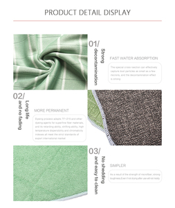 Super Premium <span class=keywords><strong>antibatterico</strong></span> in fibra di bambù <span class=keywords><strong>microfibra</strong></span> di vetro panni per la pulizia - Product Image 6