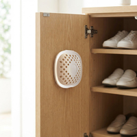 Boîte de déodorant rechargeable au charbon de bambou |   Absorbeur d'odeurs naturel pour la maison et la voiture |   Boîte de désodorisant longue durée à adhésif 3M
