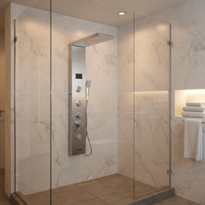 <span class=keywords><strong>Colonne</strong></span> de douche cascade murale en acier inoxydable pour salle de bain à forte demande Système de panneaux de douche à led - Product Image 2