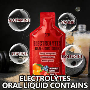 Bustina di Elettroliti di Grado Medico Liquido Orale - Idratante Post-<span class=keywords><strong>Allenamento</strong></span> e per Diarrea OEM/ODM - Product Image 4