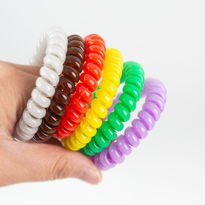 Coletero de Cabello con Diseño de Cable Telefónico, 25 cm, Alta Elasticidad, TPU, Estilo Casual - Product Image 3