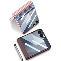 Pour Z Flip 5/6/7 Axe Rotatif Magnétique Ultra Mince PC Téléphone Cas avec Protecteur D'écran Antichoc et Étanche Conception