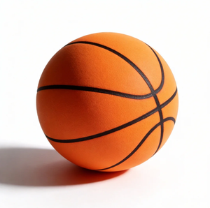 Ballons de sport d'intérieur pour enfants, taille 7, rainurés, rayés, pour l'entraînement au dribble, rebond doux, noyau en mousse PU, basketball silencieux - Product Image 2