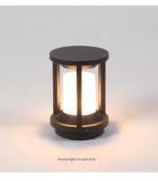 Lampe de poteau LED étanche IP65 10W blanc chaud pour aménagement paysager, base E27, pour jardin, Ra90, AC85-265V, garantie 3 ans, DSLUX D160*H230mm
