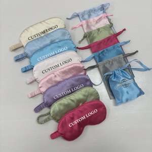 Mascarilla de seda para dormir con diseño creativo y moderno personalizado al por mayor, visera opaca, logotipo personalizado para regalos promocionales de negocios - Product Image 3