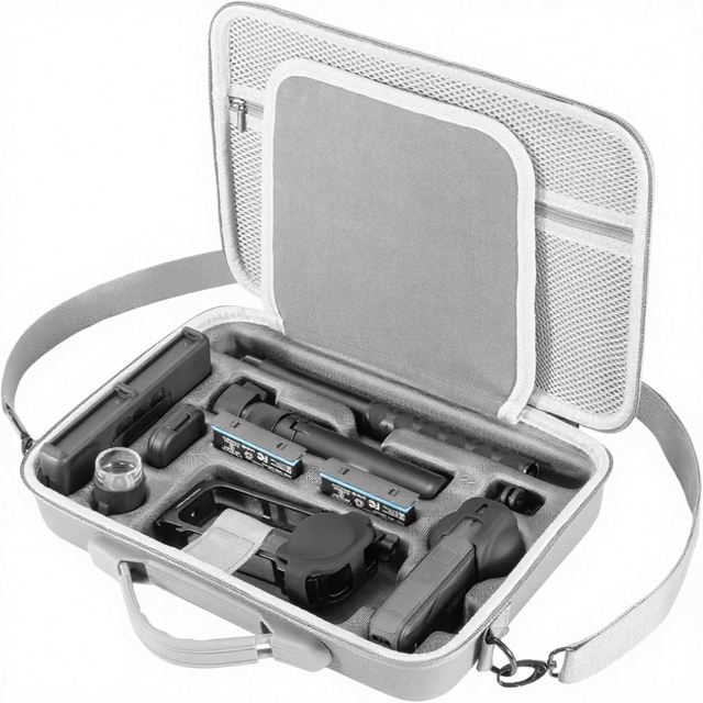 FLYDrone EVA Carrying Case Insta360 X5/X4 Bundle Portable Shoulder Bag Charging Hub Bullet Time Handle Invisible Selfie Stick