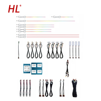 Accessoires automobiles de pointe pour l'intérieur du véhicule, améliorations de performance, éclairage ambiant dynamique multicolore pour LYNK&CO 02 (2018-2022)