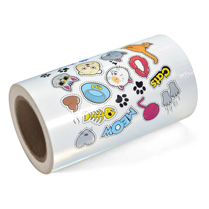 Rollo de Vinilo Holográfico Autoadhesivo Impermeable para Impresión de Gráficos de Copos de Nieve, Material Imprimible en Blanco para Impresoras de Inyección de Tinta - Product Image 2